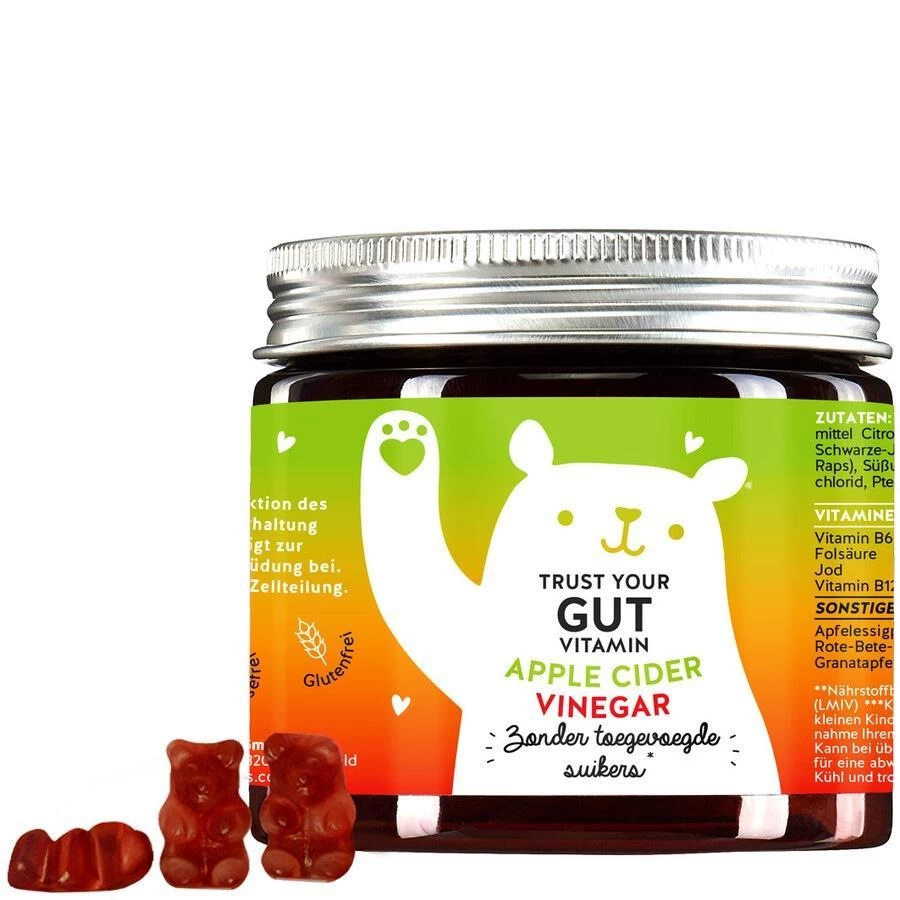 Trust Your Gut Vitamins Met Apple Cider Vinegar Sugarfree 1 Trust Your Gut Vitamins Met Apple Cider Vinegar Sugarfree