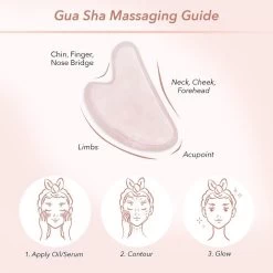 Gua Sha Rose Quartz -Beauty Verkoop JbMzZ8791420 3 dgl BE