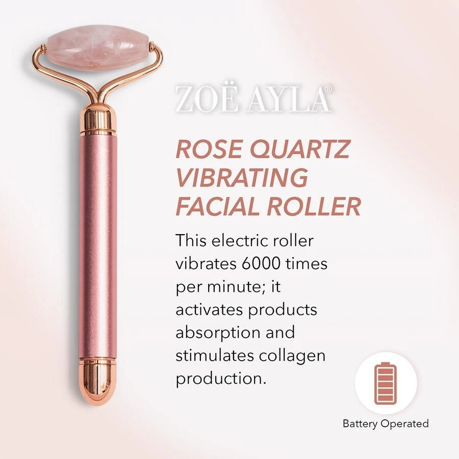 Electric Vibrating Rose Quartz 2 Electric Vibrating Rose Quartz - Afbeelding 2