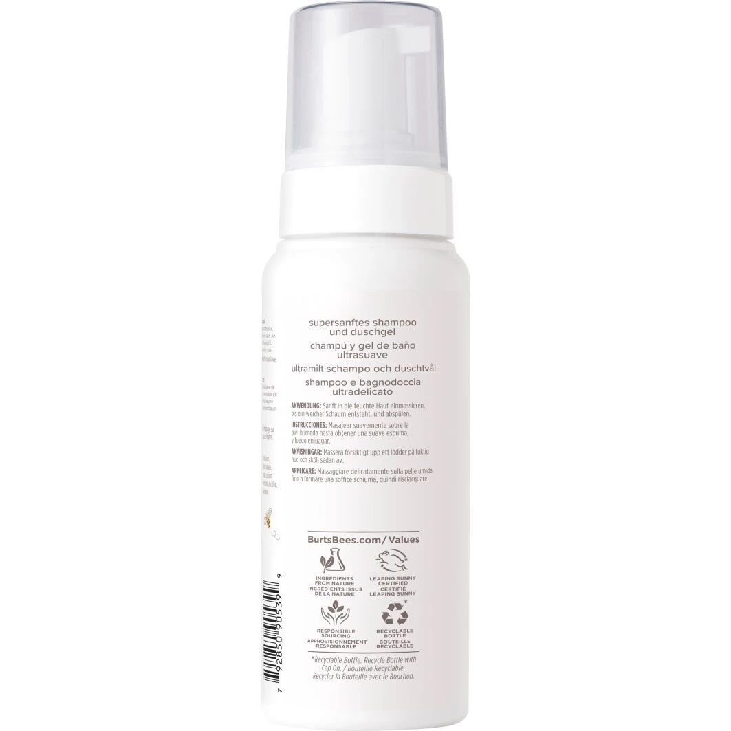 Baby BeeBurt's Bees Baby Shampoo & Wash Sensitive 3 Baby BeeBurt's Bees Baby Shampoo & Wash Sensitive - Afbeelding 3