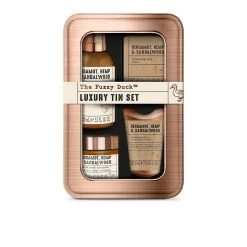 The Fuzzy DuckMen's Grooming Tin Set